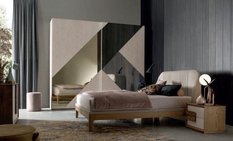 wardrobe design with mirror